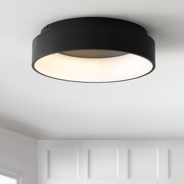 Ring 17.7" Integrated LED Flush Mount Ceiling Light - JONATHAN Y